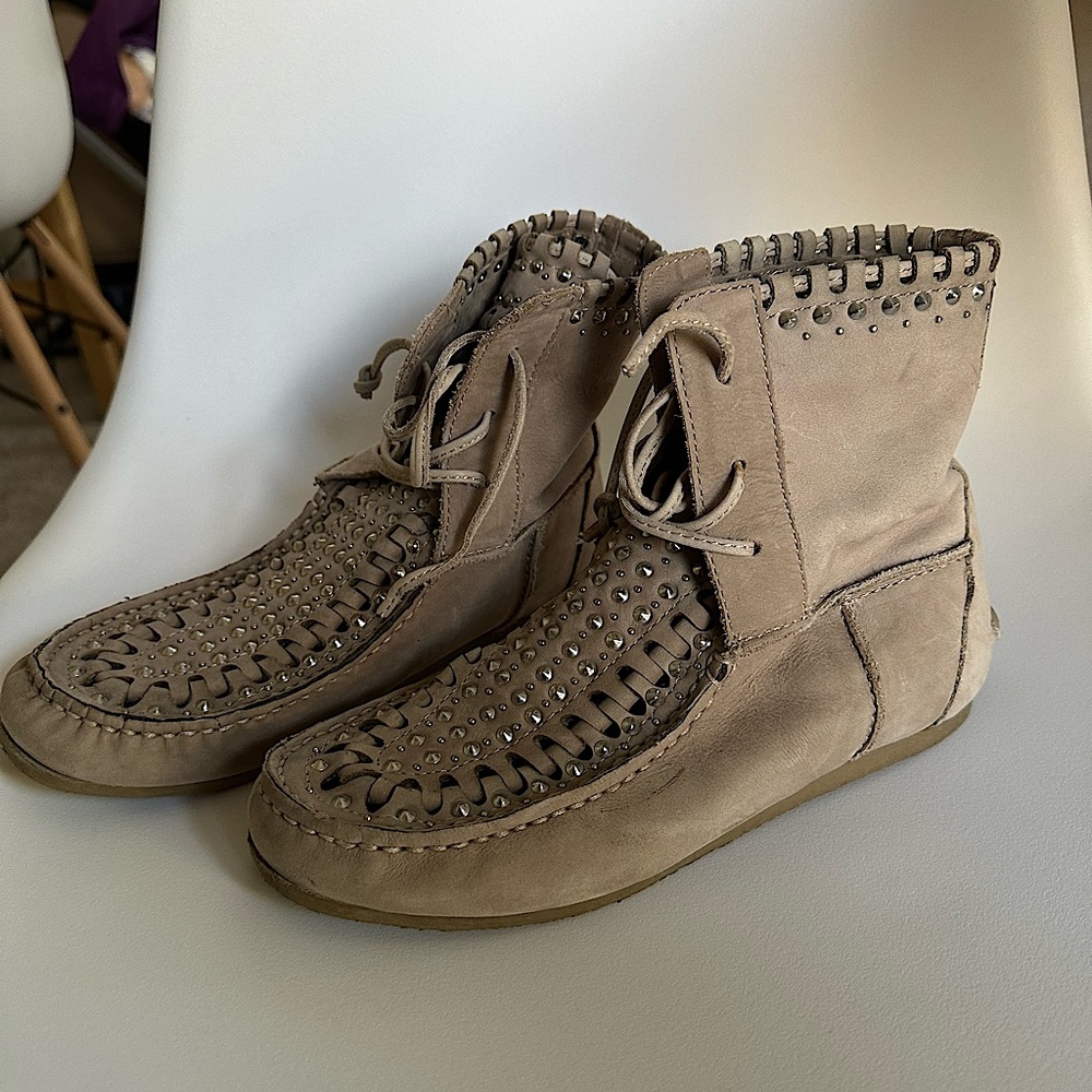 Sam Edelman suede studded moccasin